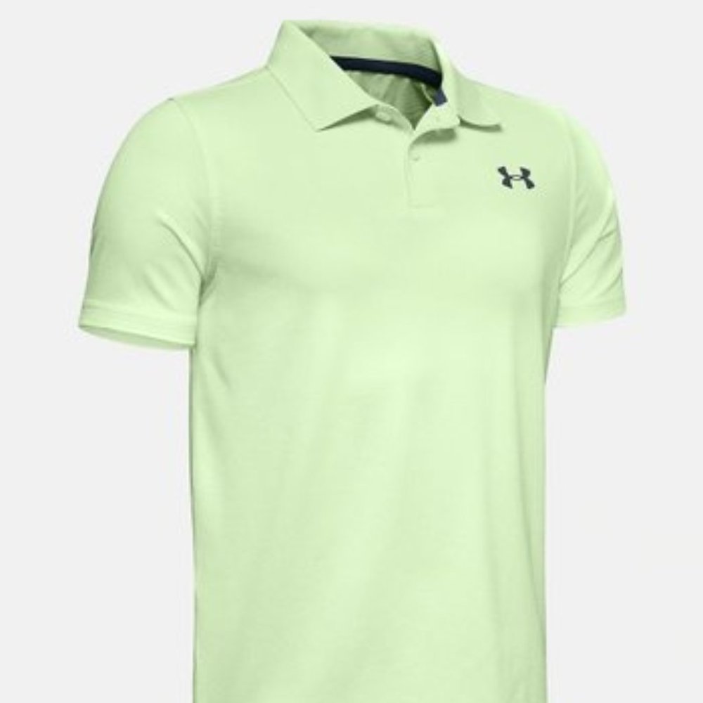 Phosphor Green UA 2.0 Performance Polo - Boys